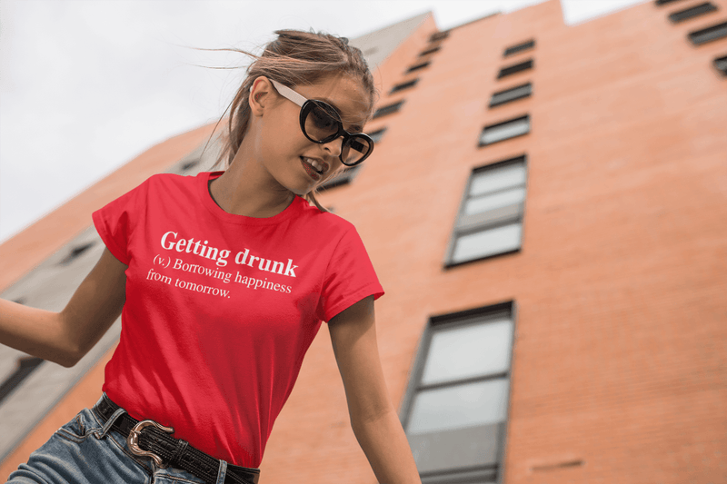 Definition - Getting drunk T-shirt - StylinArt