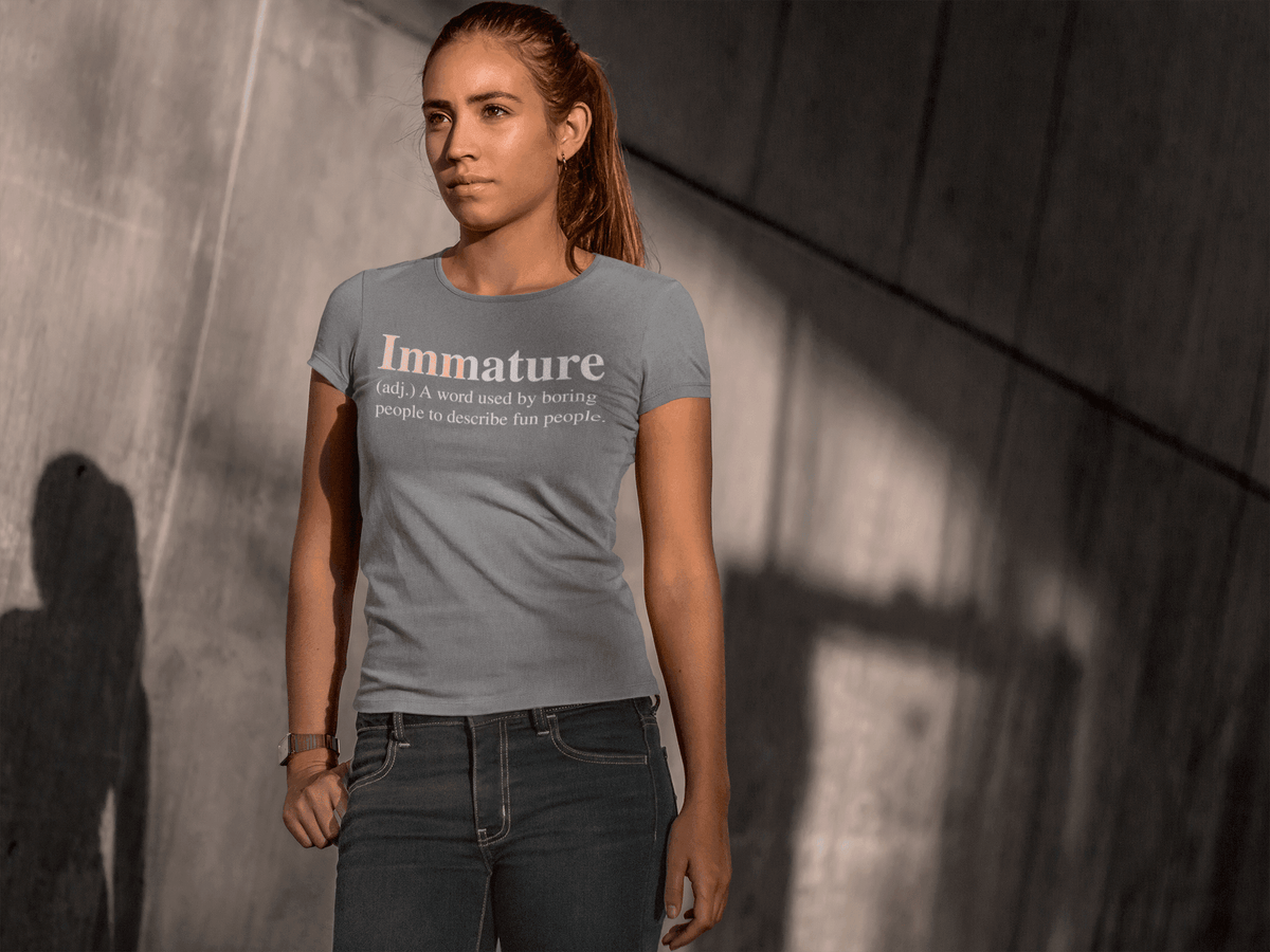 Definition - Immature T-shirt - StylinArt