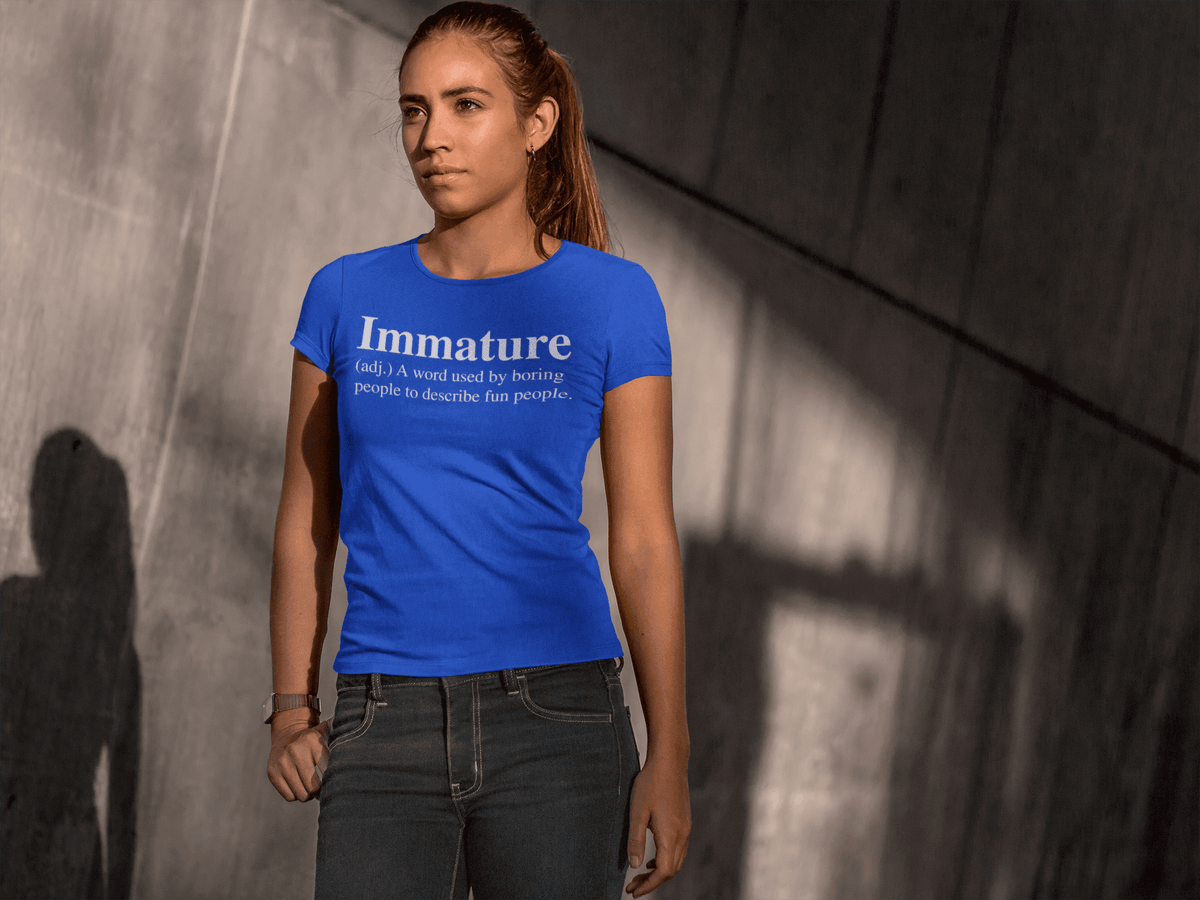 Definition - Immature T-shirt - StylinArt