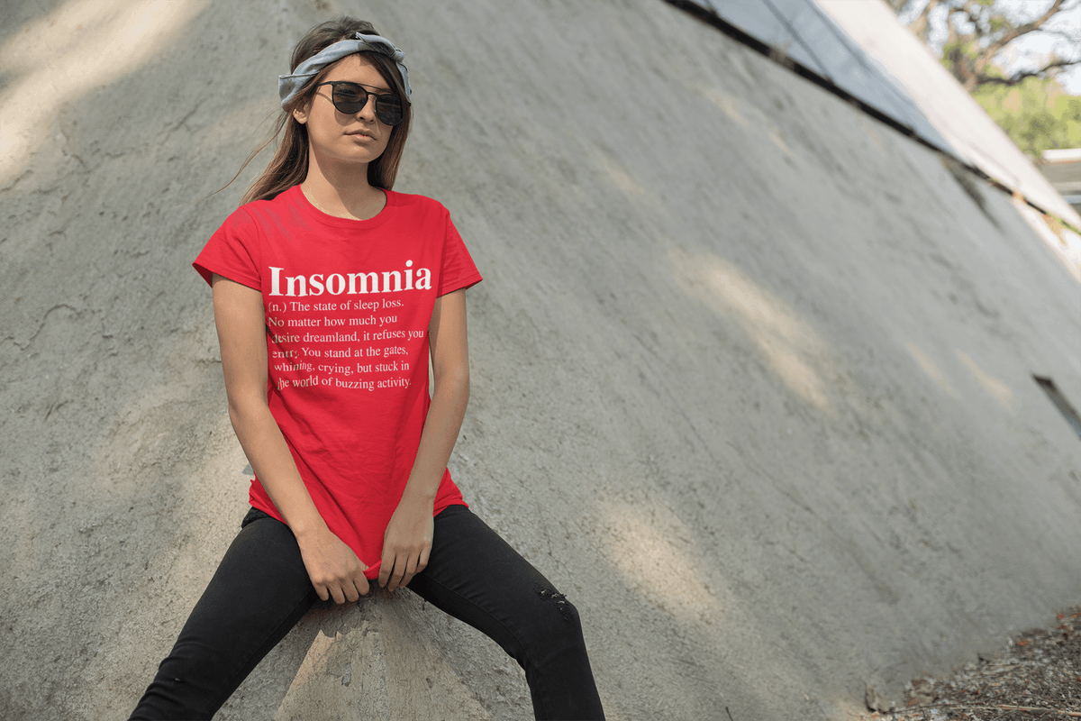 Definition - Insomnia T-shirt - StylinArt