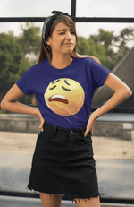Emoji Disappointed Face T-shirt - StylinArt