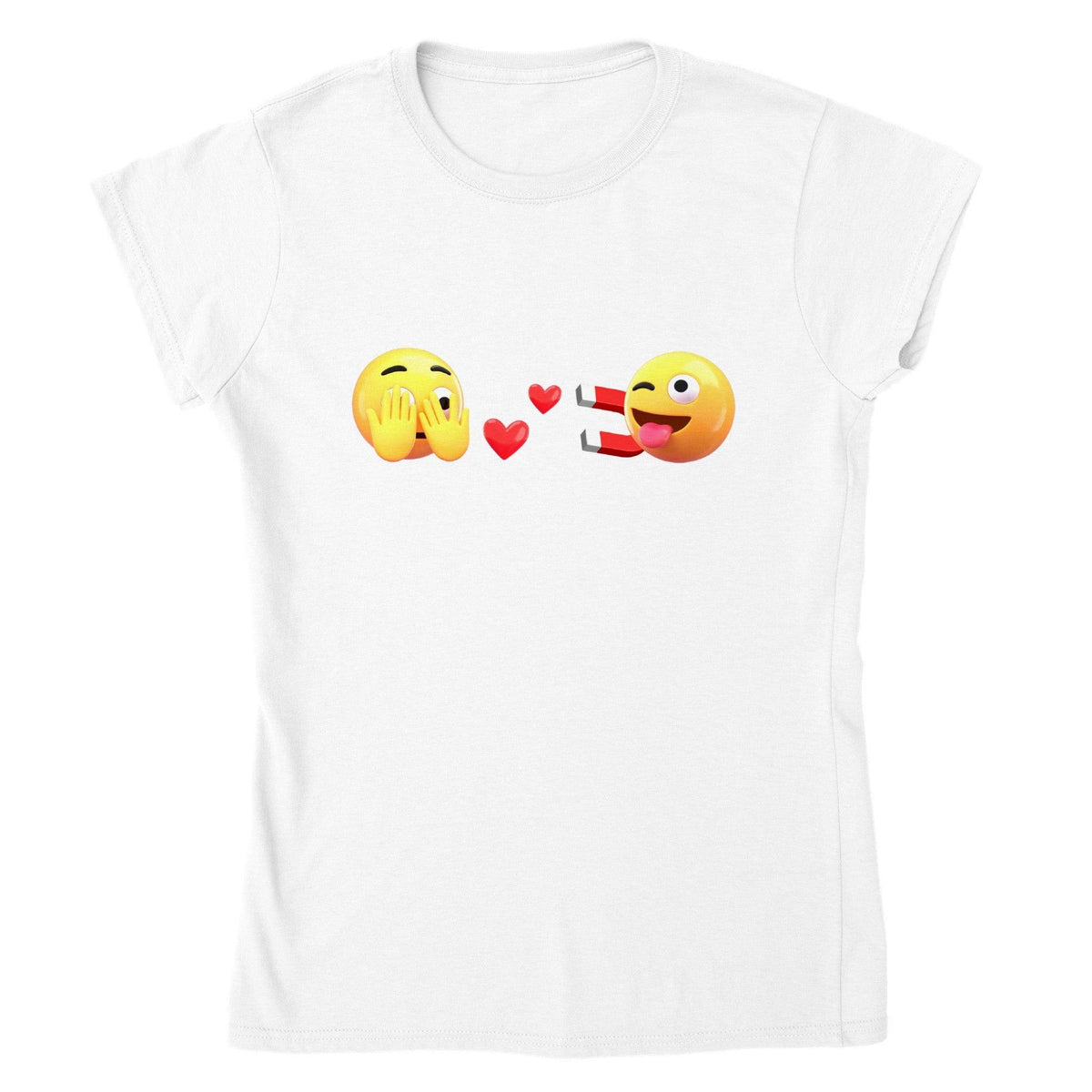 Emoji Flirting T-shirt - StylinArt