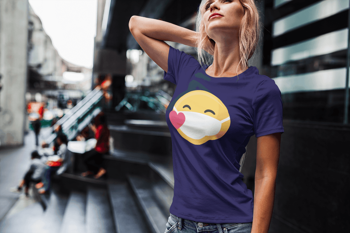 Emoji Mask Love Face T-shirt - StylinArt