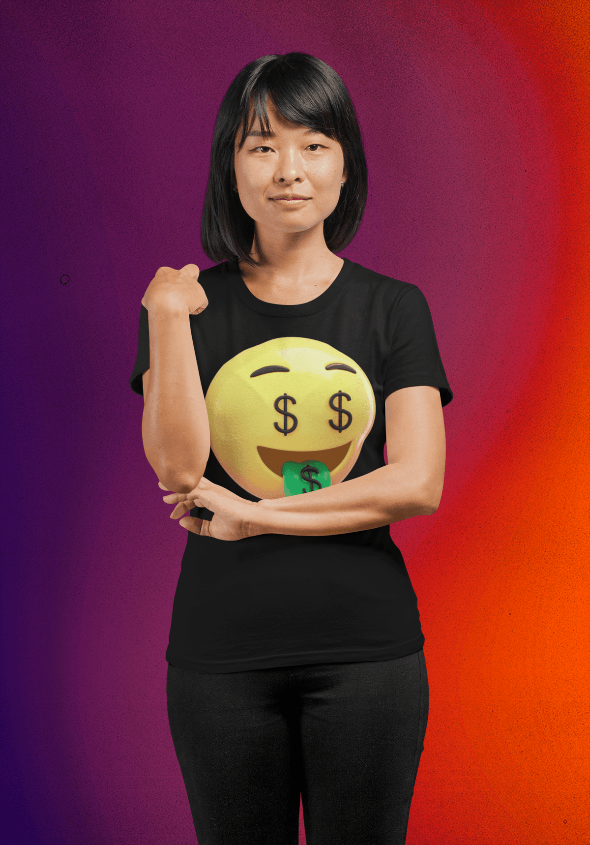 Emoji Money Face T-shirt - StylinArt