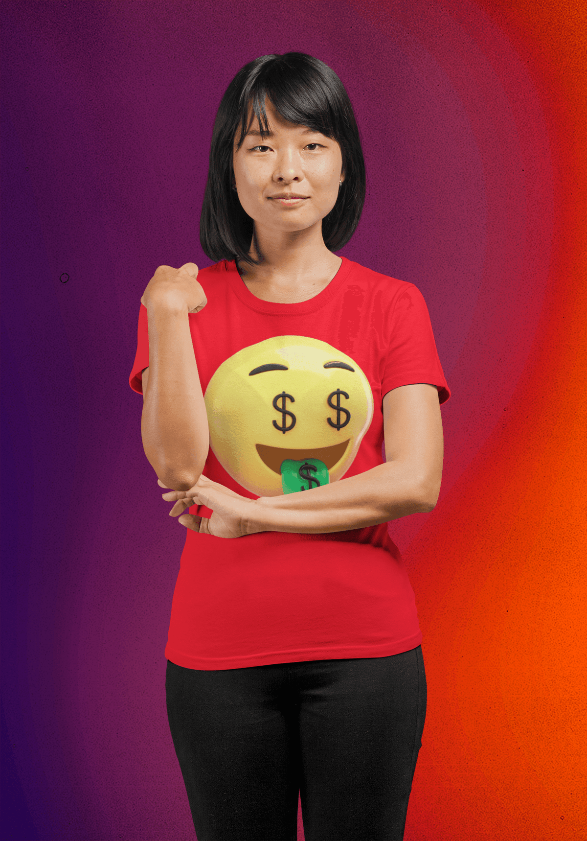 Emoji Money Face T-shirt - StylinArt