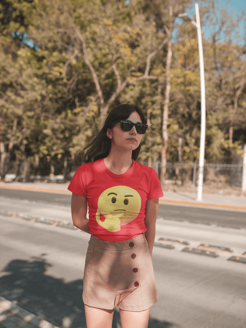 Emoji Thinking T-shirt - StylinArt