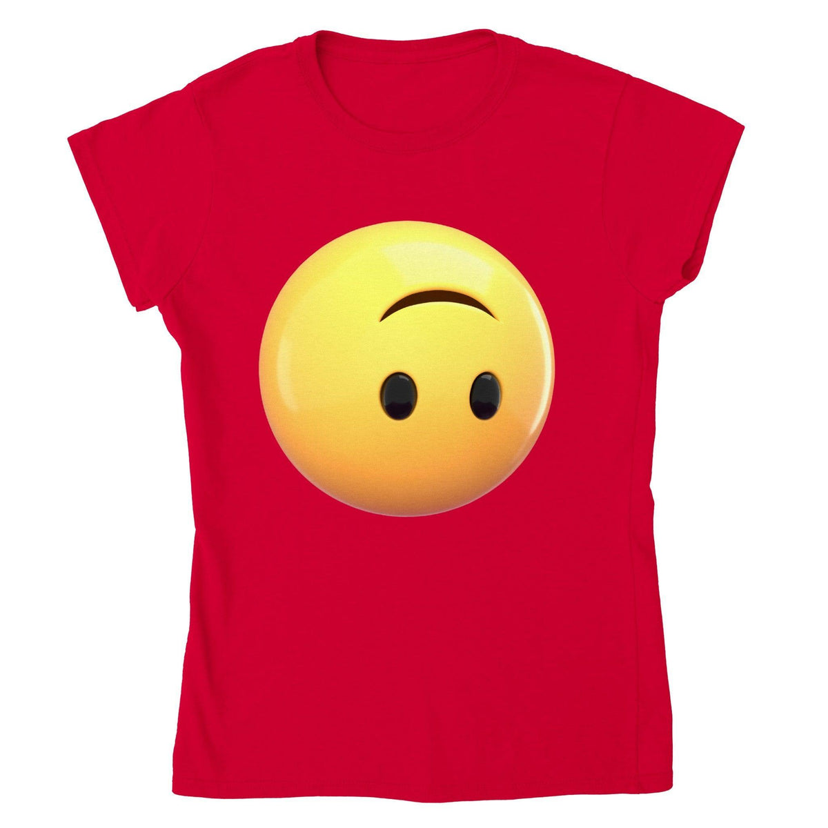 Emoji Upside Down face T-shirt - StylinArt