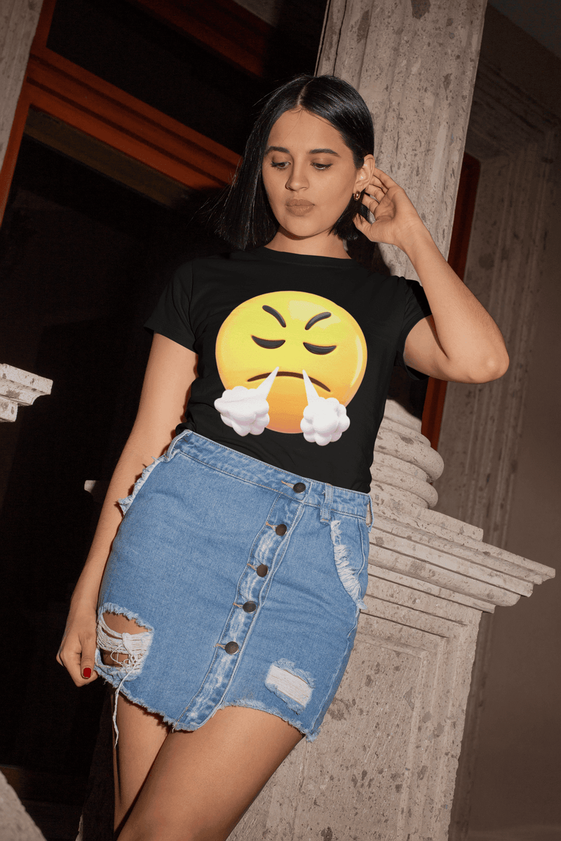 Emoji Very Angry T-shirt - StylinArt