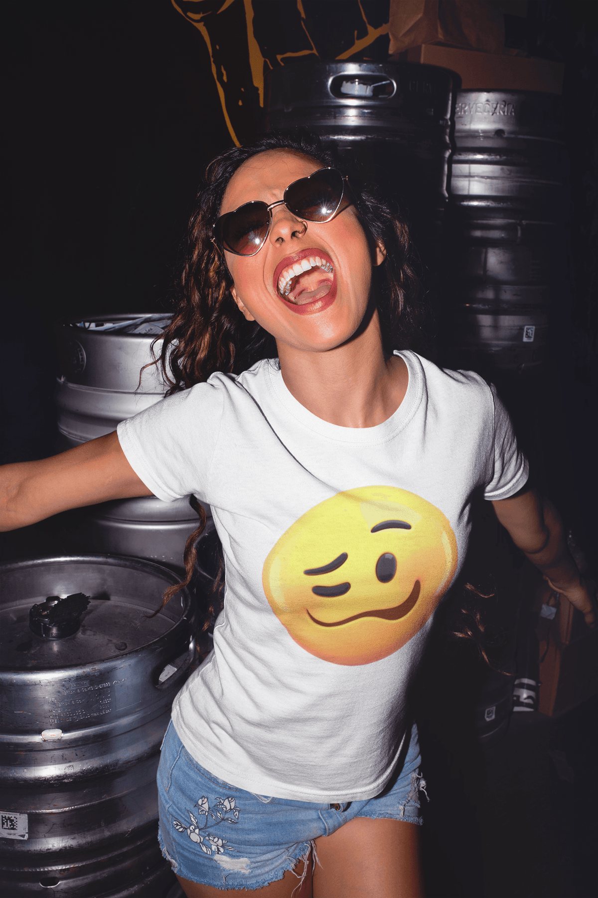 Emoji Woozy Face T-shirt - StylinArt