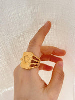 Gold Plated Magic Book Ring - StylinArt