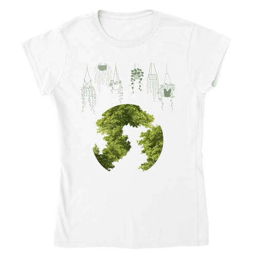 Green Earth healing Womens tshirt - StylinArt