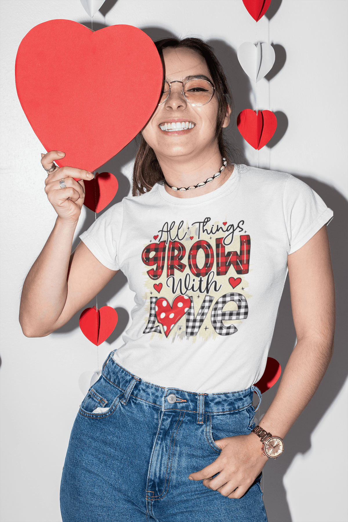 GROW WITH LOVE T-shirt - StylinArt