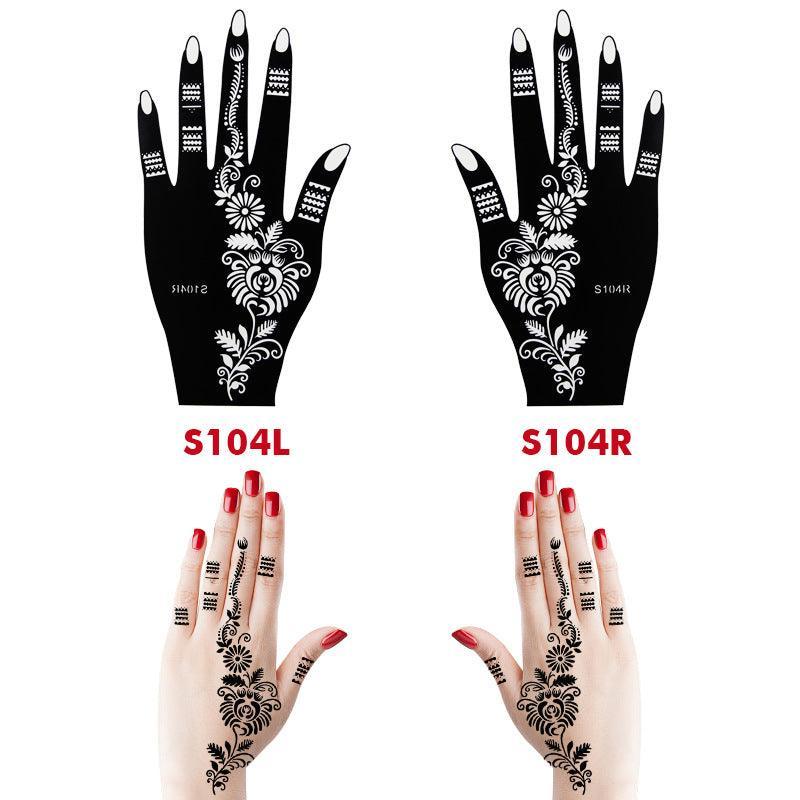 Hollow Hand Henna Tattoo - StylinArt
