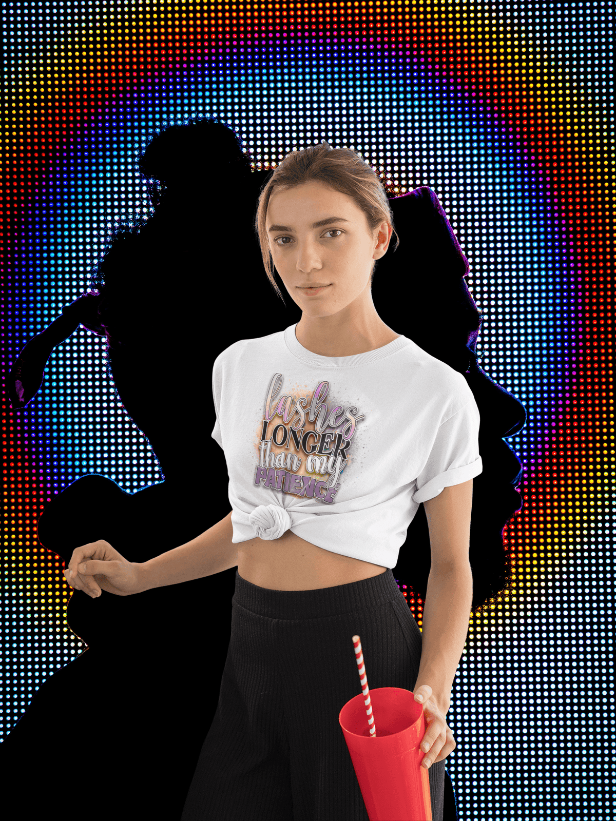LASHES LONGER than my PATIENCE T-shirt - StylinArt