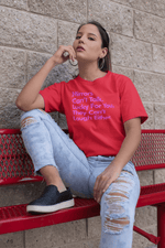 MIRRORS CANT TALK T-shirt - StylinArt