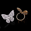 Sparkling Butterfly Adjustable Ring - StylinArt