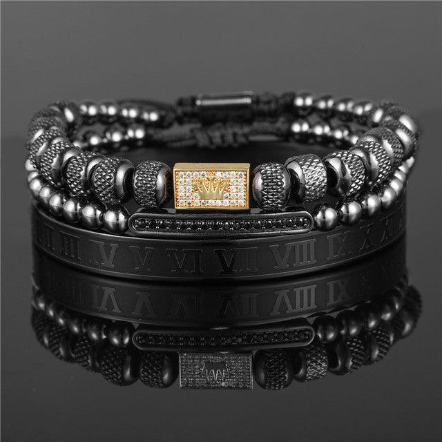 Stainless Steel Men Bracelet-Fashion Bracelets & Bangles-StylinArts