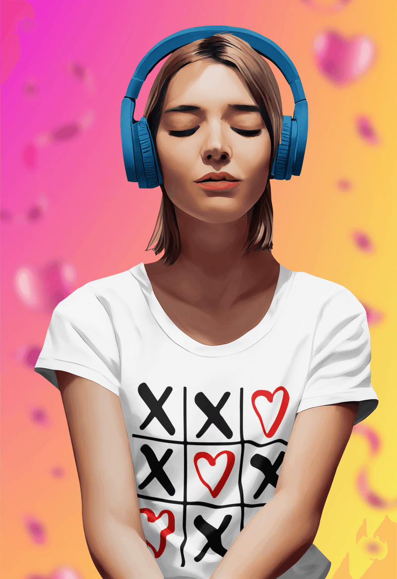 XO XO HEART T-shirt - StylinArt
